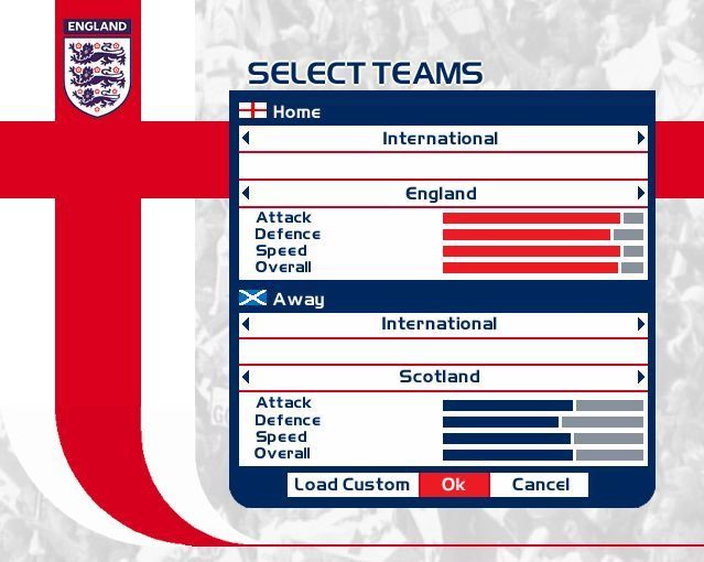 England International Football screenshot 4 for Xbox